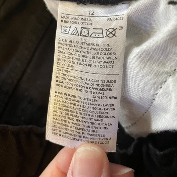 Boys Old Navy Black Skinny Straight Leg Jeans Size 12 EUC - Picture 6 of 7